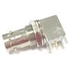 Right Angled 50 Ohm PCB Mount BNC Connector Jack Coaxial, Pack of 1, MFR: 2177787 view 1