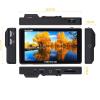 Andycine c6 Camera Monitor,2600nits HDR 3D LUT Touchscreen DSLR Camera Field Monitor with Waveform VectorScope Histogram 4K HDMI Input Output view 2