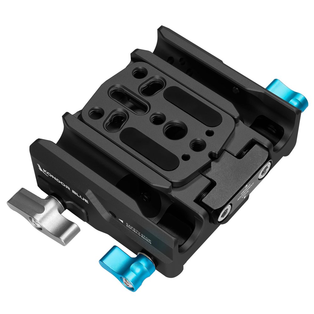 KONDOR BLUE 501 Adjustable Baseplate (No QR)(Raven Black)