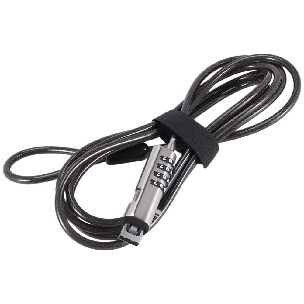 Pasuihcay Security USB Password Anti-Theft Lock, Used for Anti Theft Function on Laptop, Tablet, Projector, TV, Black