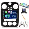 2+64G- for Chrysler PT Cruiser 2005-2010 Car Radio with Wireless Carplay/Android Auto,Android Car Stereo 9 Inch Touch Screen GPS Navigation WiFi Bluetooth FM/RDS Mirror Link SWC Backup Camera view 1