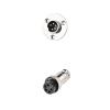 10pcs GX16 5 Pin Metal Straight Male Female Panel Connector, 16mm Panel Flange Mount Circular Metal Aviation Connector Adapter Plug Socket for Cable Power Connection (10pcs) view 3