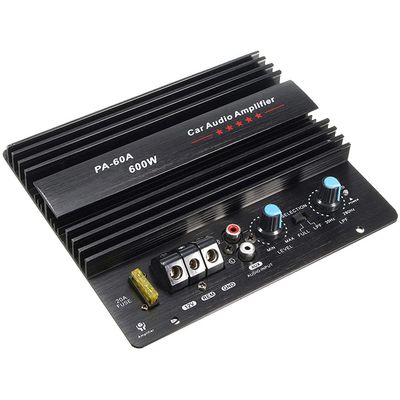 Pasuihcay 12V 600W Car Amplifier Board PA-60A Subwoofer Circuit Module Car Power Amplifier,Black