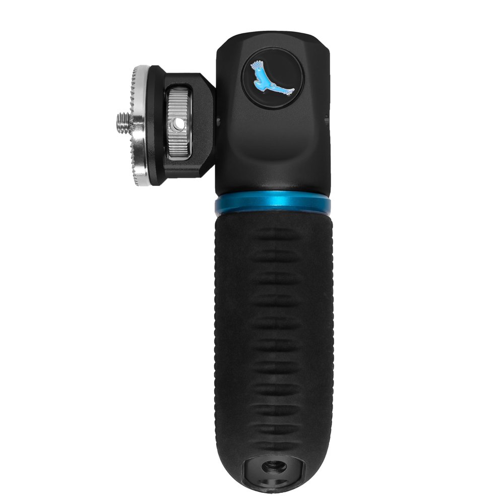 KONDOR BLUE | Wing Side Handle | Arri Rosette Attachment, Cold Shoe, Multiple mounts, & Left/Right Compatible for Filmmaking Workflows | Space Gray