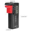 Pasuihcay BT-168 PRO Battery Capacity Tester Digital Battery Checker Plastic Portable Cell Tester for AA 1.5V 9V, Black view 2