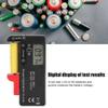 Pasuihcay BT-168 PRO Battery Capacity Tester Digital Battery Checker Plastic Portable Cell Tester for AA 1.5V 9V, Black view 3