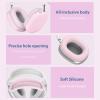 3 in 1 Silicone Case Cover for AirPods Max Headphones, Anti-Scratch Ear Pad/Ear Cups/Headband for AirPod Max, Accessories Silicone Protector for Apple AirPods Max (Pink) view 4