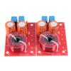 Pasuihcay 2Pcs 2 Way 80W DIY Speaker Filter Circuit Treble Bass Frequency Divider Home Theater HiFi Stereo Audio Crossover Filter, red view 1