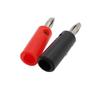 Lzzvibo 10Pair Silver 4mm Banana Plug Male and Female 4mm Banana Jack Panel Mount Banana Socket Terminal Connector Adapter Insulated Crimp Terminals for Automotive, Marine, Solar (5Red5Black) view 3