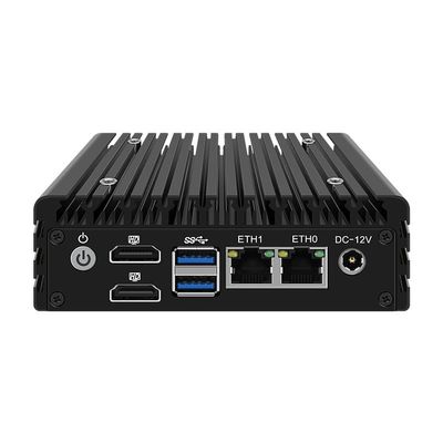 CWWK X86-P3 Mini Fanless Host, Dual Network Port N5105/N5100 Soft Routing,6w Low Power Consumption,Intel I226-V,Suitable for Light Office,Edge Computing. (X86-P3 N5105, 8G RAM 256G SSD)