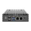 CWWK X86-P3 Mini Fanless Host, Dual Network Port N5105/N5100 Soft Routing,6w Low Power Consumption,Intel I226-V,Suitable for Light Office,Edge Computing. (X86-P3 N5105, 8G RAM 256G SSD) view 2