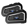 THOKWOK Motorcycle Bluetooth Headset Up to 3 Riders, TK-X2 1000m Helmet Bluetooth Intercom with Noise Cancellation/FM Radio/Stereo Music, Universal Communication System Headphones for ATV/Ski (Pack 2) view 1