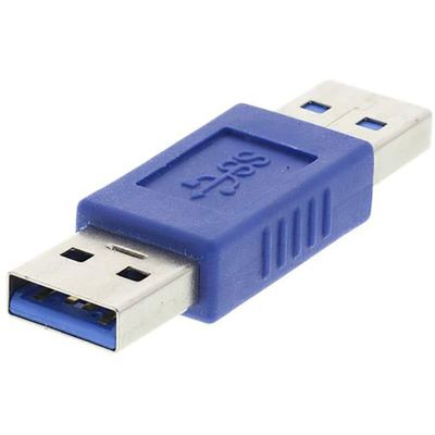 USB 3.0 Adaptor A-Male A-Male, Pack of 1, MFR: 7244140