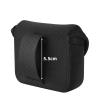 XBERSTAR Speaker Case for JBL Go2/GO4, Modern Black Neoprene Waist Strap Case view 4