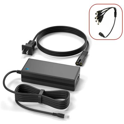12V 3A AC Adapter Replacement for Security Cameras Zmodo PA-103 PA103 PA1034 PA-1034 CCTV Camera 4-Way Splitter Mace Camera Security Cameras 12V;Night Owl 4 Pack Day/Night Vision Bullet NightOwl