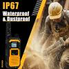 Retevis RB48 Heavy Duty Waterproof Walkie Talkies, Long Range Rechargeable Two Way Radios, Advanced Triple Proof, Vibration Reminder, 2000mAh, NOAA,VOX, Emergency Alarm(16 Pack) view 2
