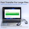 SSK External SSD 4TB, up to 2000MB/s External Solid State Drives, USB 3.2 Gen2X2 NVMe Portable SSD External Hard Drive, Ultra Low Power for iPhone 15/Pro MacBook/Pro/OTG Phone/Laptops view 4