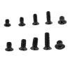 DirectNine Basics 500Pcs M2 M2.5 M3 KM Screw Flat Head Phillips Screws Laptop Notebook Screws Set Kit for Computer Small Screw.| | - - (Color: Black) view 4