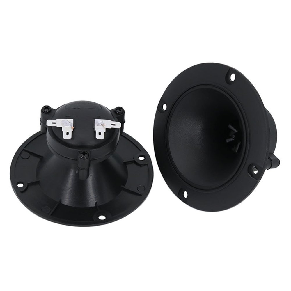 4Inch Round Horn Tweeters 96mm Piezo Ceramic Ultrasonics Speaker Tweeters 1Set 98mm