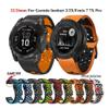 22 26mm QuickFit Silicone Watch Band fit for Garmin Instinct 2X Solar Strap Instinct 2 Fenix 7 7X 6 6X Watchband Bracelet Accessories(Black gray,26mm Fenix 7X(51mm)) view 2