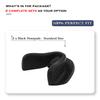 2 Pieces Replacement Nose Piece Nose Pads for Oakley Encoder OO9471 OO9407/Encoder Strike OO9235/Space Encoder OO9426/Kato OO9455 OO9455M/Kato X OO9475/RE: Subzero OO9098 Frame, Black Standard Size view 3