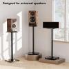 ELIVED Universal Speaker Stands for Bookshelf Speaker Up to 22 LBS YD5022, Ultra Ultra Slim TV Wall Mount for Most 26-65 Inch TVs Full Moiton TV Mount Max VESA 400x400mm up to 88 lbs, YD3033 view 2