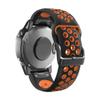 22 26mm QuickFit Silicone Watch Band fit for Garmin Instinct 2X Solar Strap Instinct 2 Fenix 7 7X 6 6X Watchband Bracelet Accessories(Black orange,26mm Epix pro(51mm)) view 1