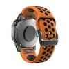 22 26mm QuickFit Silicone Watch Band fit for Garmin Instinct 2X Solar Strap Instinct 2 Fenix 7 7X 6 6X Watchband Bracelet Accessories(Orange black,26mm Fenix 7X(51mm)) view 1