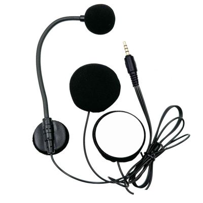 Stereoed Earphones Headsets Microphone Helmets Speaker Earphone Intercom Mic 3.5mm Straight Head for Motorcycle Helmets Half Cover Helmets Headphones Mic