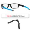 2 Pieces Replacement Nose Piece Nose Pads for Oakley Airdrop MNP/Marshal MNP/Chamfer MNP/Crosslink MNP/Cloverleaf MNP/Mainlink MNP/Crosslink (A) MNP/Trubridge MNP Eyeglasses Frame, Black Size #1 view 2
