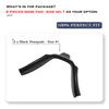 2 Pieces Replacement Nose Piece Nose Pads for Oakley Airdrop MNP/Marshal MNP/Chamfer MNP/Crosslink MNP/Cloverleaf MNP/Mainlink MNP/Crosslink (A) MNP/Trubridge MNP Eyeglasses Frame, Black Size #1 view 3