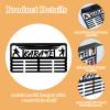 SUPERDANT Karate Medal Hanger Display Trophy Shelf Sports Medal Holder Trophy Display Award Storage Shelf Ribbon Organizer Rack Metal Wall Mount for Competitive Athletes view 3