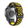 22 26mm QuickFit Silicone Watch Band fit for Garmin Instinct 2X Solar Strap Instinct 2 Fenix 7 7X 6 6X Watchband Bracelet Accessories(Black yellow,26mm Fenix 6X 5XPlus) view 1