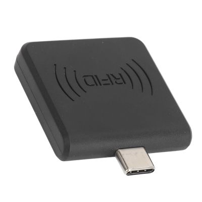 Type C Smart Card Reader, Fast Reading Speed, Buzzer, Multiple Reading Angles, Strong Compatibility, for Support (Black)