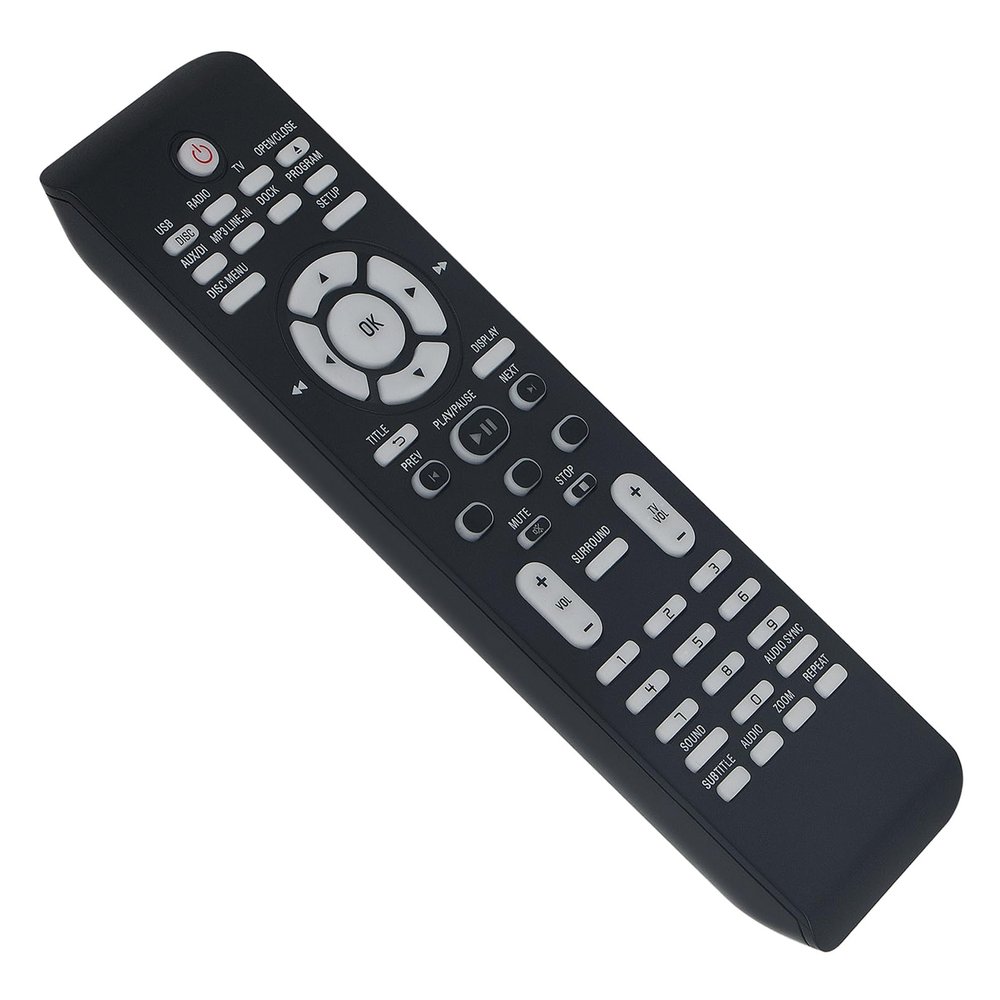 996510001263 Replace Remote Control Compatible with Philips Home Theater System HTS3555 HTS3151 HTS6500 HTS6600 HTS3544 HTS3151D HTS3555/37 HTS3544/37 HTS3151D/37 HTS3555/37B HTS3544/37B HTS3151D/37B