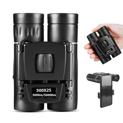 LYCZMY 300x25 Compact Binoculars for Adults, High Powered Mini Pocket Waterproof Small Binoculars for Bird Watching, Hunting, Concert, Theater, Opera, Traveling, Sightseeing