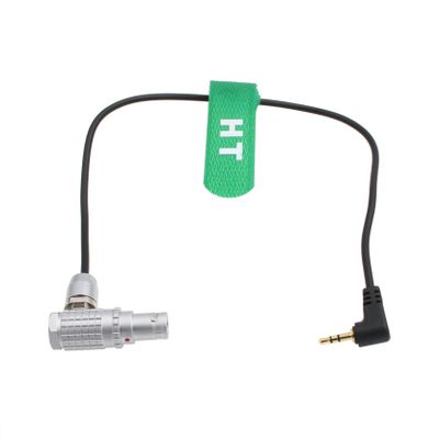 HangTon LANC Run Stop Cable for Preston MDR3 MDR4 to Sony FX6 FX9 FS5 FS7, Canon C300 C500, Blackmagic Ursa Mini Pro Camera, Right Angle 10 Pin to 2.5mm, 40cm