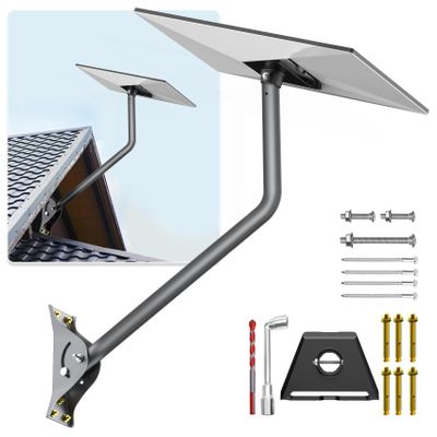 Gen 3 Mount for Starlink, 26 Inch Wall /Roof Mount Compatible with V3 Starlink Standard Dish, Adjustable Mounting Kit Include Aluminium Gen 3 Pipe Adapter