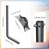 Gen 3 Mount for Starlink, 26 Inch Wall /Roof Mount Compatible with V3 Starlink Standard Dish, Adjustable Mounting Kit Include Aluminium Gen 3 Pipe Adapter view 3