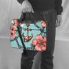 AYCZN Anchor Floral Laptop Bag, Sea Nautical Laptop Case Sleeve Women Men Messenger Shoulder Bag Briefcases 14 Inch view 2