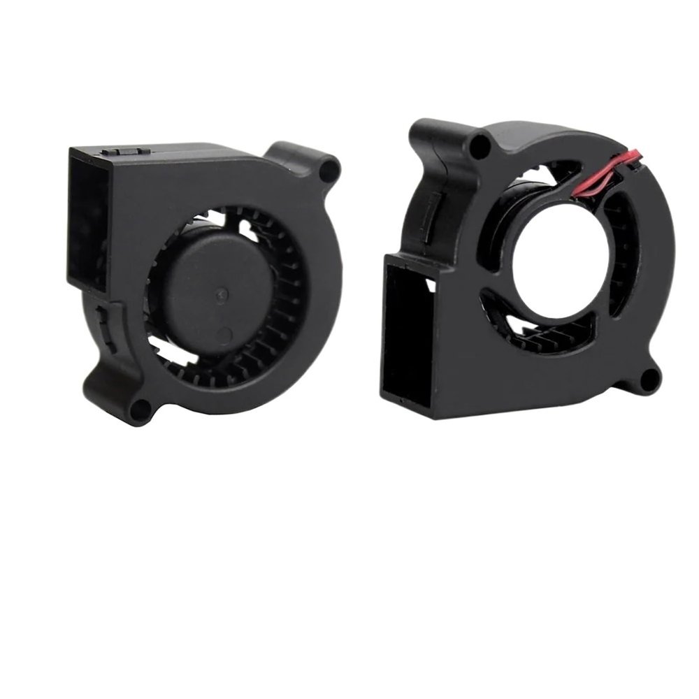 AELATNGS 2 Pieces 50mm Blower Fan 5V 12V 24V 5020 Blower Fan 50x50x20mm Centrifugal Turbine Fan DC Brushless Cooling Fan(Color:24V Sleeve)
