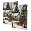 EMPYRI Farmhouse Christmas Printed Tablet Case for Ipad 7th Generation 10.2"", Pu Leather Non-Slip Tablet Cases Shockproof Stand Cover with Auto Sleep/Wake Cover view 1