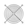 100 Pieces 120mm 12cm CPU Computer Fan Black Iron Grill Cover Metal Grill Finger Guard for 120x120mm Cooling Fan view 1