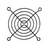 50Pieces 80mm Metal Wire Finger Protector Guard PC DC Fan Grill Finger Protector for PC Case Laptop Cooling Fan view 3