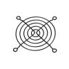 10 Pieces 80mm Fan Grills Metal Mesh Finger Guard Protective Net Fan Grill 80mmx80mm Grills for 8010 8015 8020 8025 8038 view 1