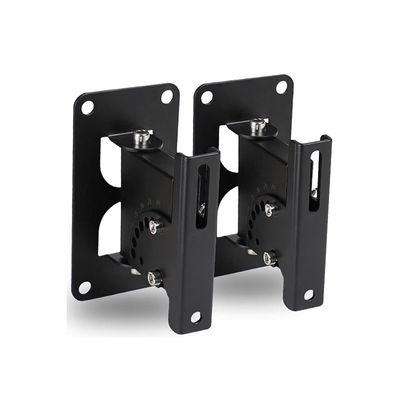 AJIEKJDSN Sound Stands Audio Bracket Speaker Wall Mount Media Equipment Bracket Speaker Bracket Rotatable Steel Frame Load-Bearing 40kg Black Pair Audio Stand