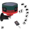 Comboss Solar Outdoor Motion Sensor: Dog Barking & Gunshot Sound 130db Motion Detector Alarm Light, 13 Different Sound and Light Combinations to Scare Away Thieves, Wild Boars, Bears view 1