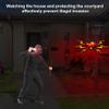 Comboss Solar Outdoor Motion Sensor: Dog Barking & Gunshot Sound 130db Motion Detector Alarm Light, 13 Different Sound and Light Combinations to Scare Away Thieves, Wild Boars, Bears view 3