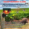 Comboss Solar Outdoor Motion Sensor: Dog Barking & Gunshot Sound 130db Motion Detector Alarm Light, 13 Different Sound and Light Combinations to Scare Away Thieves, Wild Boars, Bears view 4
