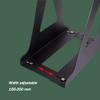 Computer Tower Stand, Computer Mainframe Bracket, Rolling CPU StandComputer Tower Stand,PC Tower Stand,Adjustable Under Desk PC Mount And PC Wall Mount Bracket,Adjustable Straps Fit,Computer Case Carr view 4